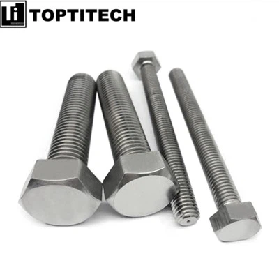 Brugerdefineret titaniumlegering bolt sekskantet flangehoved
