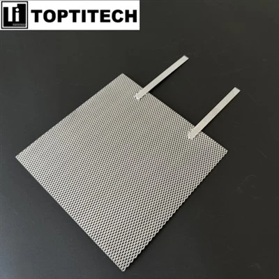 Dobbeltsidet Platin-coated Titanium Expanded Mesh elektrode
