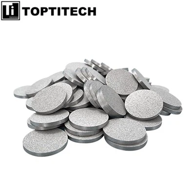 3um tilpasselig titanium sintret metal filterskive